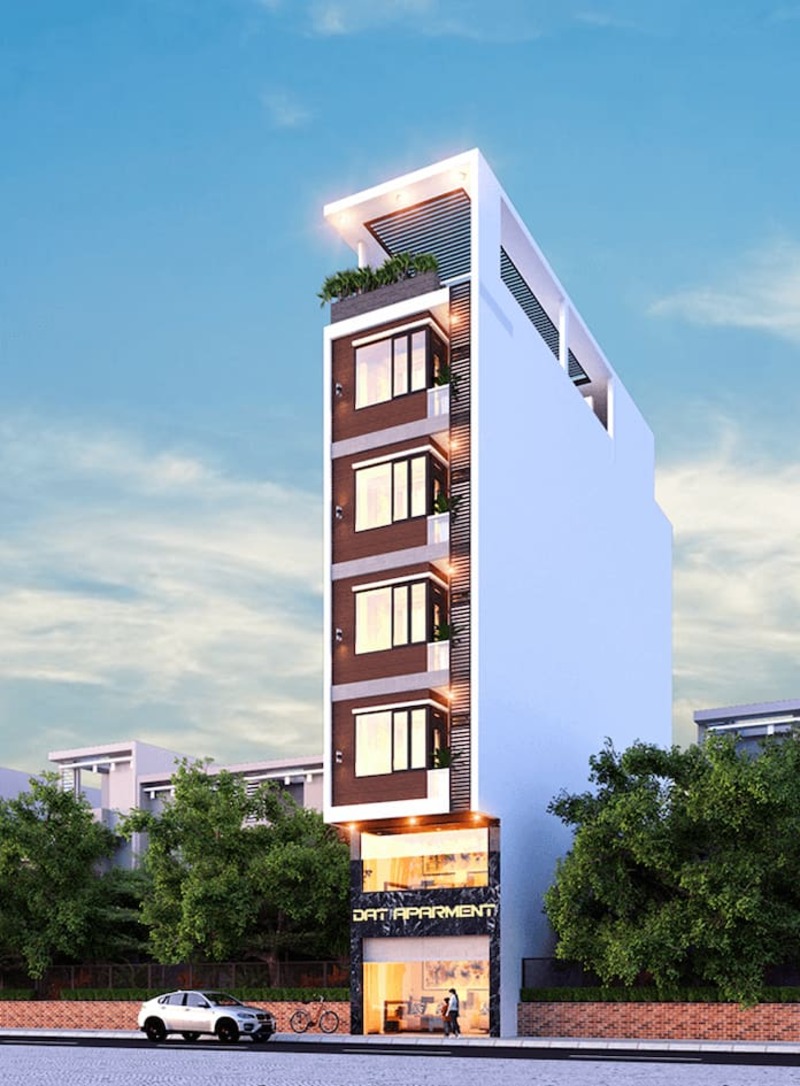 Thiết kế khách sạn mini 6x20